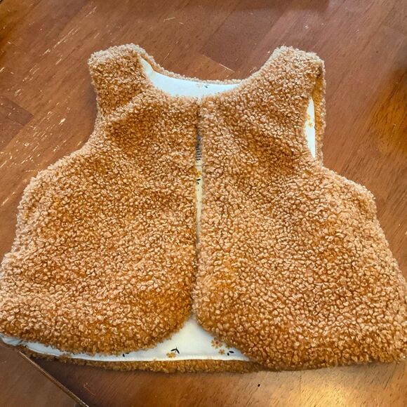 Rachel Zoe Teddy Vest for Baby, 12 Months. Tan. Adorbs - Picture 11 of 11
